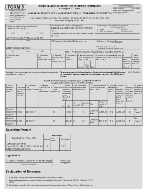 Ownership Submission - Investor Information