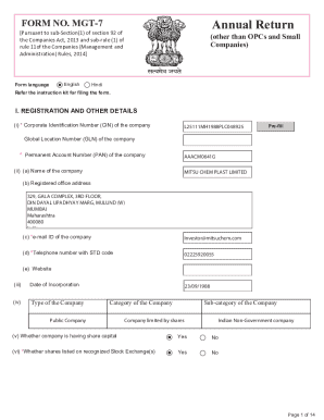 MITSU CHEM PLAST LIMITED