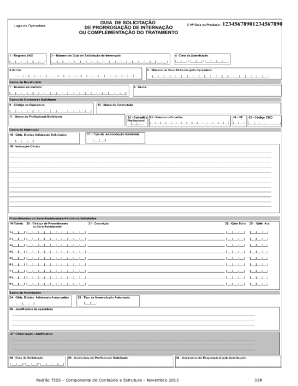 TISS Prorrogação de Internação Form