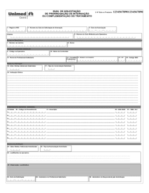Brazil Hospital Stay Extension Request Form