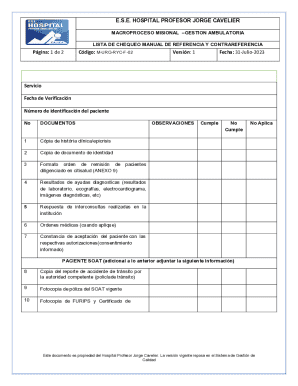Ese hospital profesor jorge cavelier - macroproceso misional