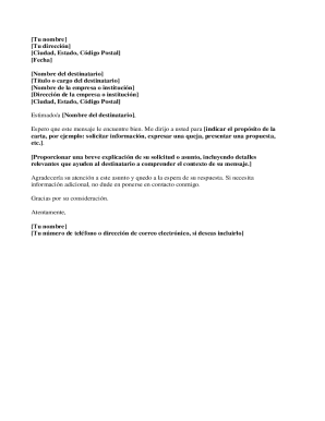 Cmo empezar una carta si no sabes el nombre del ...