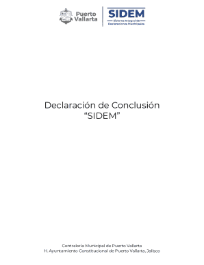 Declaracin de conclusin