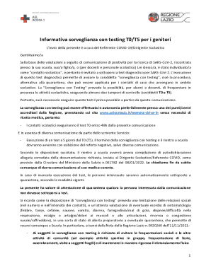 Indicazioni operative per la gestione di casi e focolai ...