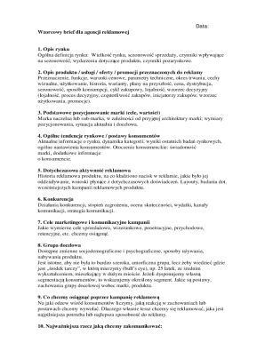 Brief - Co to jest? - Definicja - Delante Sownik SEO/SEM