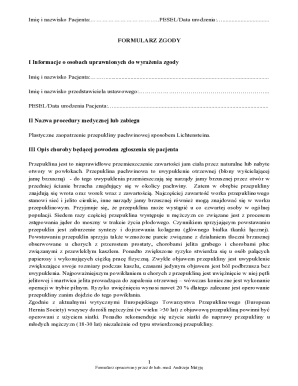 Medical Consent Form