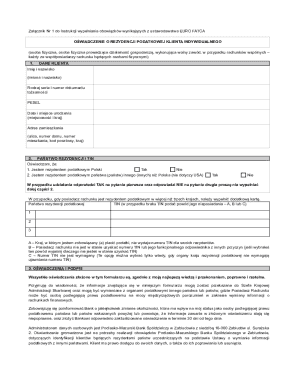 Polish Tax Residency Declaration Form