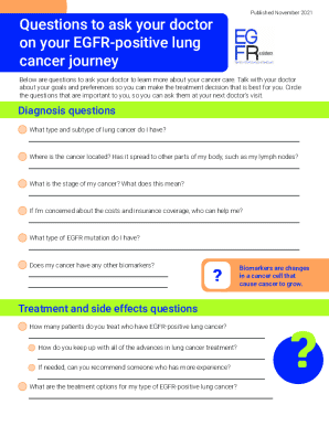 Questions to ask your doctor on your EGFR-positive lung ...