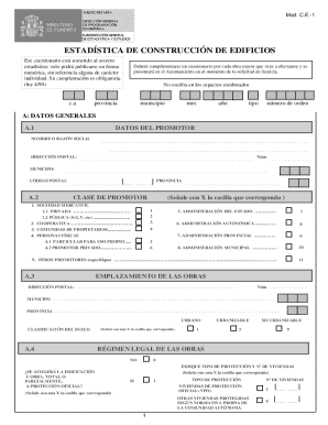 Estadstica de construccin de edificios