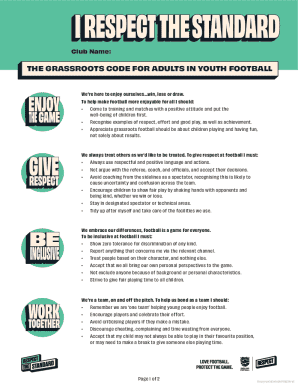 THE GRASSROOTS CODE FOR ADULTS IN YOUTH ...