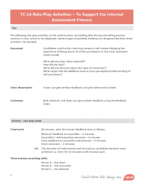 Roleplay Worksheet: Self-Eval of Counseling Skills (Track 1)