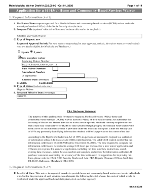 Iowa Children and Youth Waiver Application