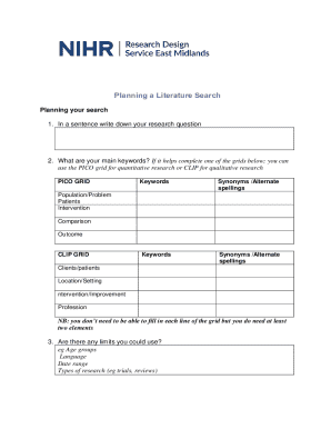 How to Do a Literature Search Part 1: Search Keywords ...