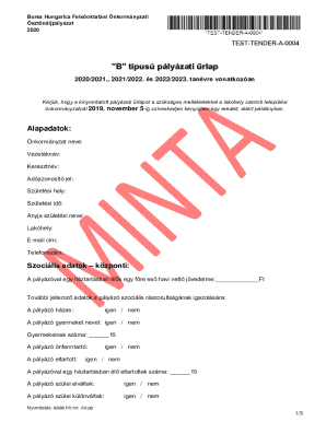Bursa Hungarica Felsoktatsi nkormnyzati