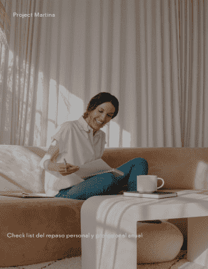 Check list del repaso personal y profesional anual ...