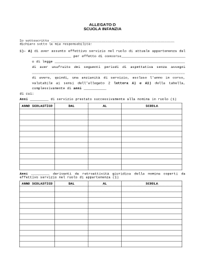 Mobilit: indicazioni per la compilazione dell'Allegato D ...