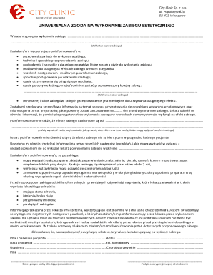 Universal Consent for Cosmetic Procedure