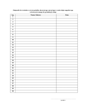 Poland Excise Tax Refund Application