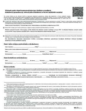 Wn-O Form for Disabled Persons