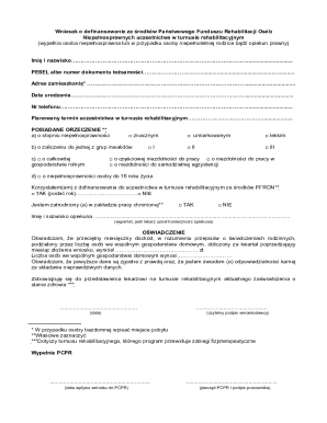 Poland Disability Rehabilitation Grant Application