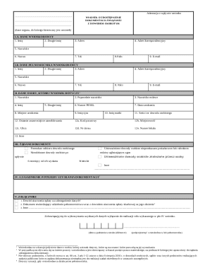Request for Access to Related Documentation - Blank Fillable Template ...