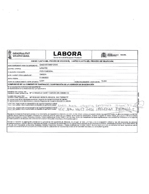 Valencia employment selection act