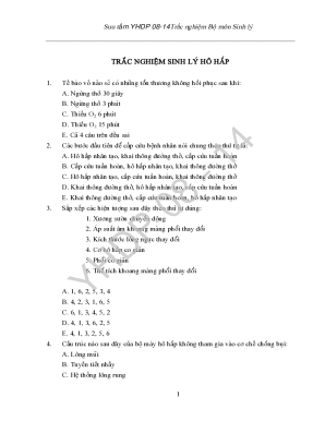 Suu tm YHDP 08-14Trc nghim B mn Sinh l