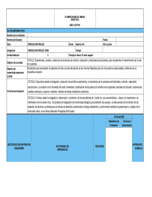 Science lesson plan template