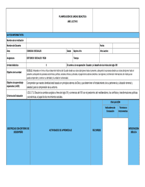 Ecuador history unit plan
