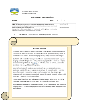 Artes visuales 3°básico guide