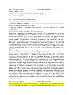 Medical Consent Form