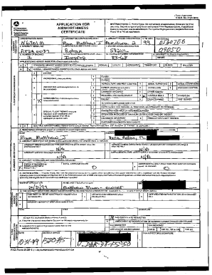 FAA Form 8130-6