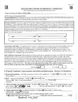 Iowa Seller Disclosure of Property Condition