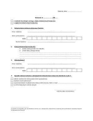 Medical Records Request Form