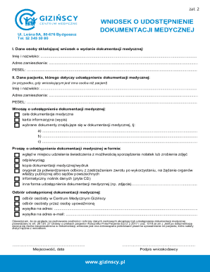 Medical Records Request Form