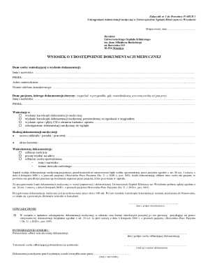 Medical Records Release Request