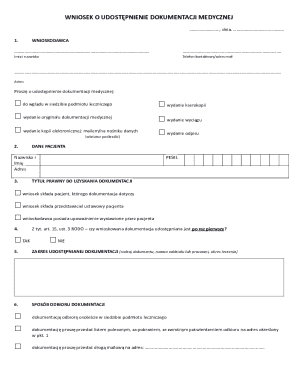 Medical Records Request Form