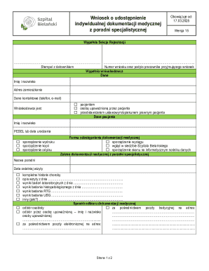 Medical Records Request Form
