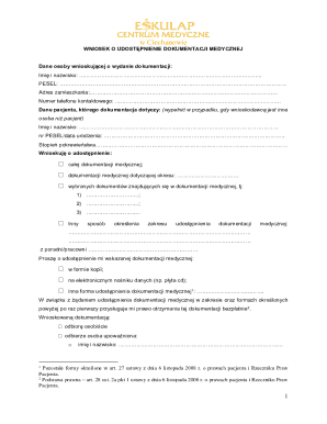 Medical Records Request Form