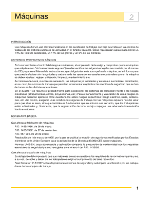 Spanish Machine Safety Guidelines