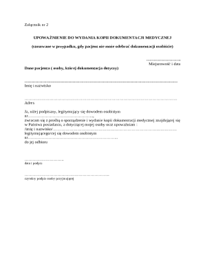 Medical Documentation Release Authorization
