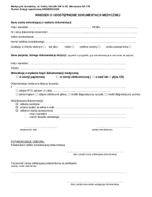 Medical Records Request Form