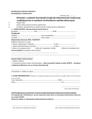 Medical Records Request Form