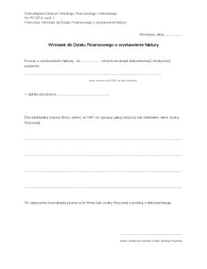 Request for Invoice Issuance