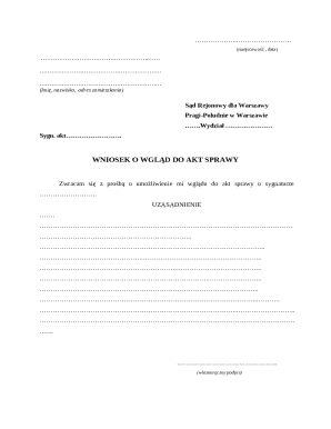 Court Request for Case File Access