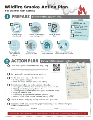 Wildfire Smoke Action Plan for Children with Asthma
