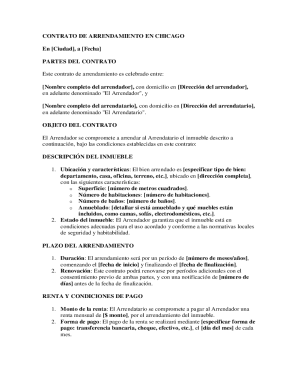 Chicago lease agreement