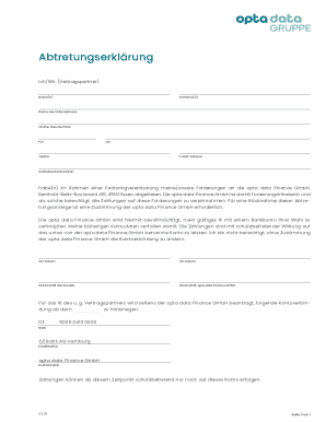 Factoring Assignment Declaration