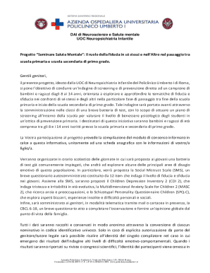 Mental Health Project Consent Form