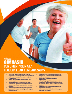 Gymnastics guide for elderly and pregnant women